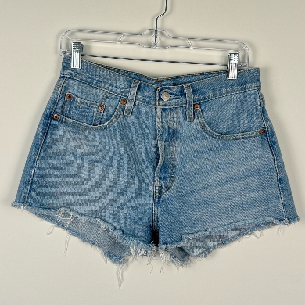 Levi's Blue Jean Shorts Classic Cutoff Style 501 Size 27